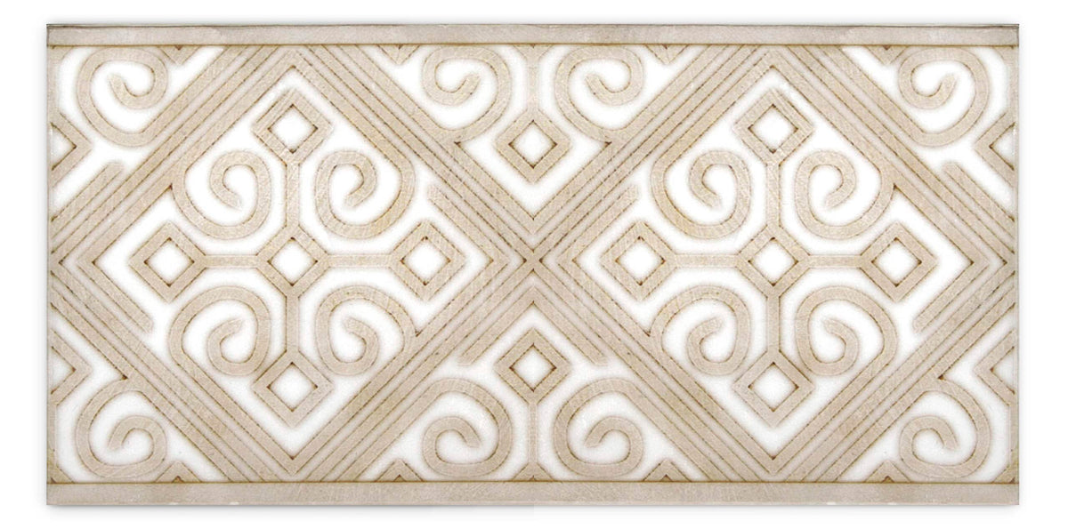 Stone Impressions Watermark Taupe tile — available at Surface Group
