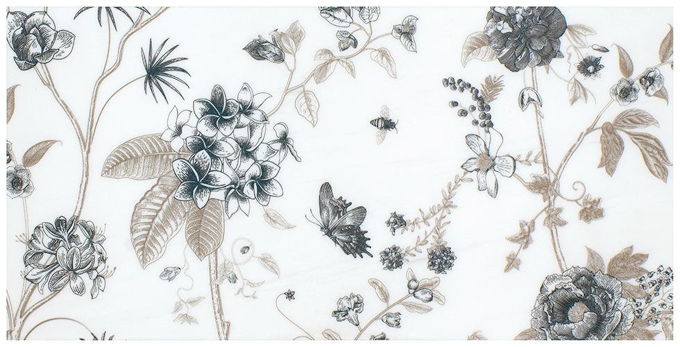 Wonderland Celestial Gold field tile, top-down product view, 12"×24"×3/8" size. Premium limestone for floors and walls.