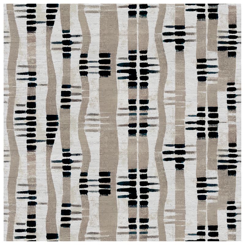 Weft Calico wallcovering, top-down product view