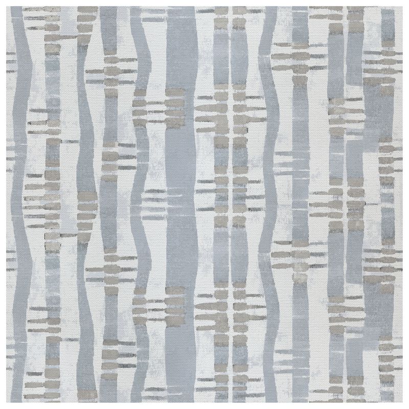 Weft Soft Lagoon wallcovering, top-down product view