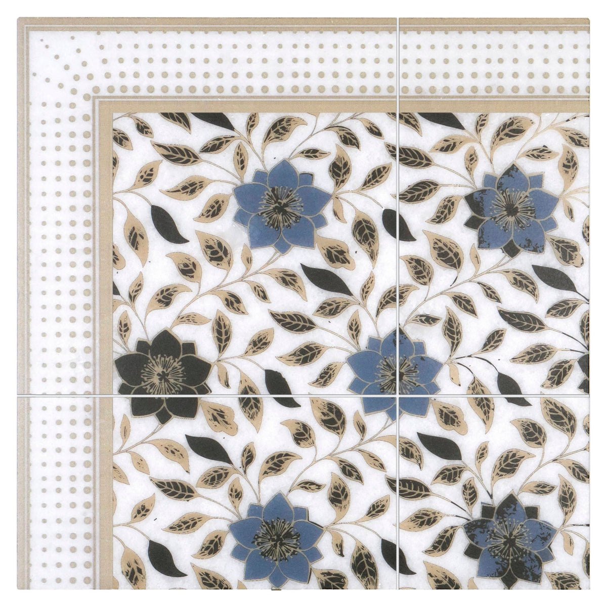 Stone Impressions Wild Flowers tile — available at Surface Group