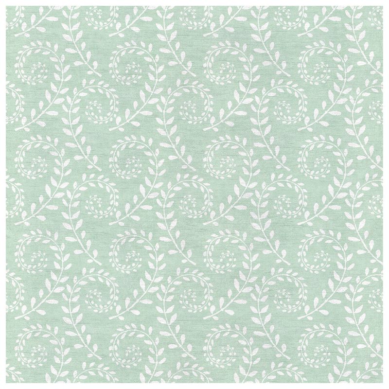 Willowmere Celadon wallcovering, top-down product view