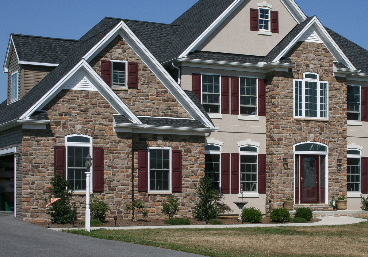 Heritage Chardonnay wall panels, primary product image. Premium stone veneer for exterior and interior walls.