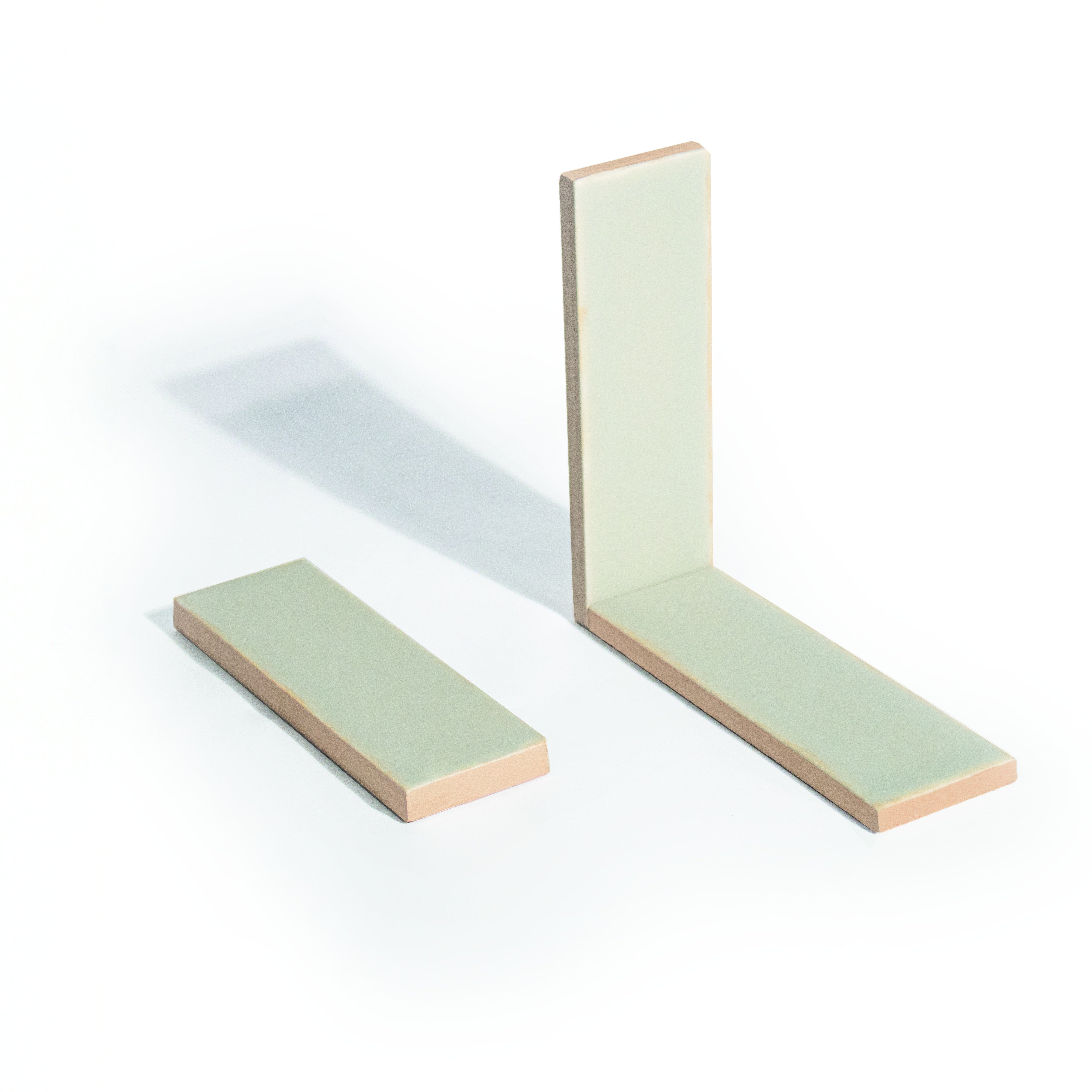 CHALK: Ice Grey Rectangle Field Tile (1.6"x5"x8-mm | matte)
