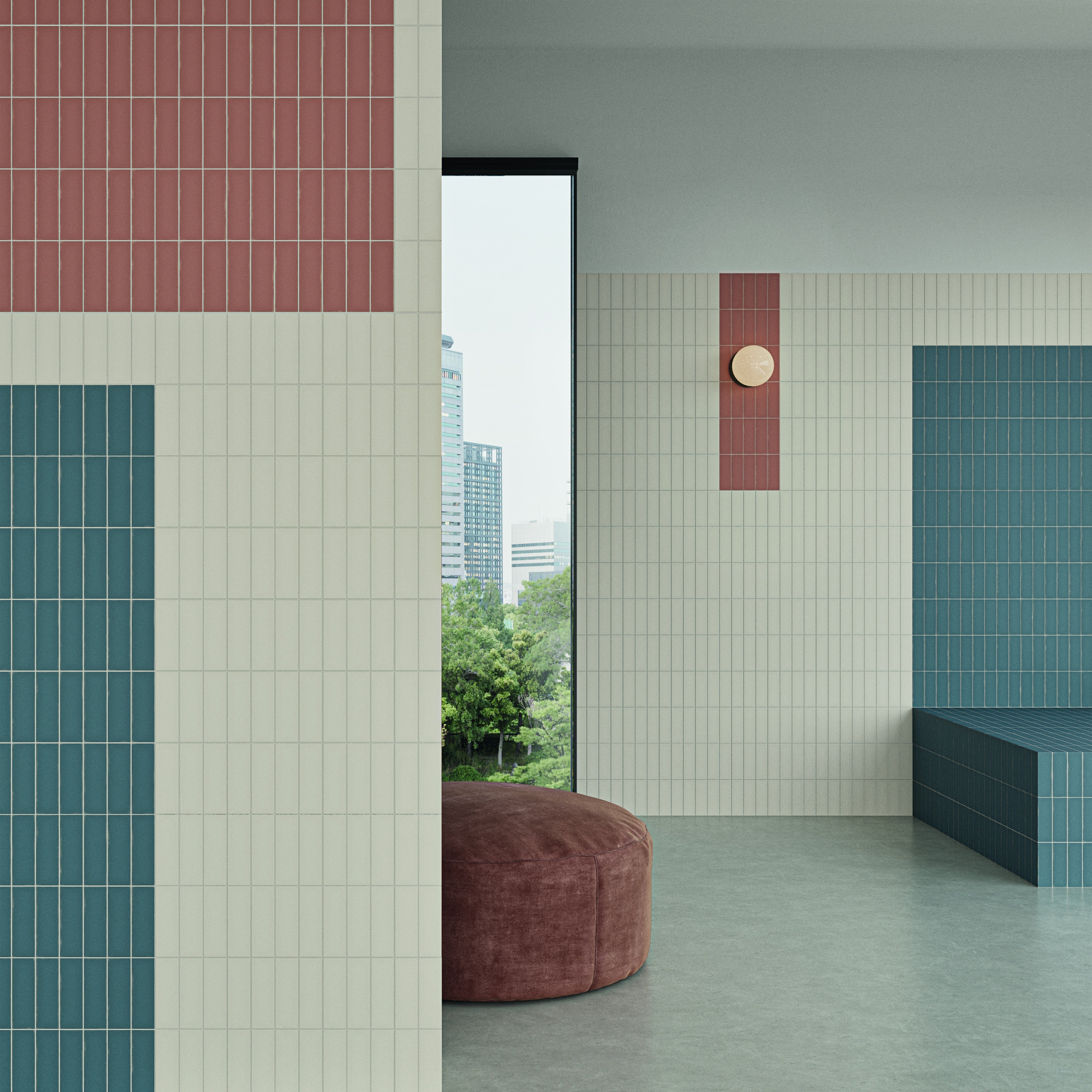 CHALK: Talc Finishing Edge Trim Tile (0.3"x5" | matte)