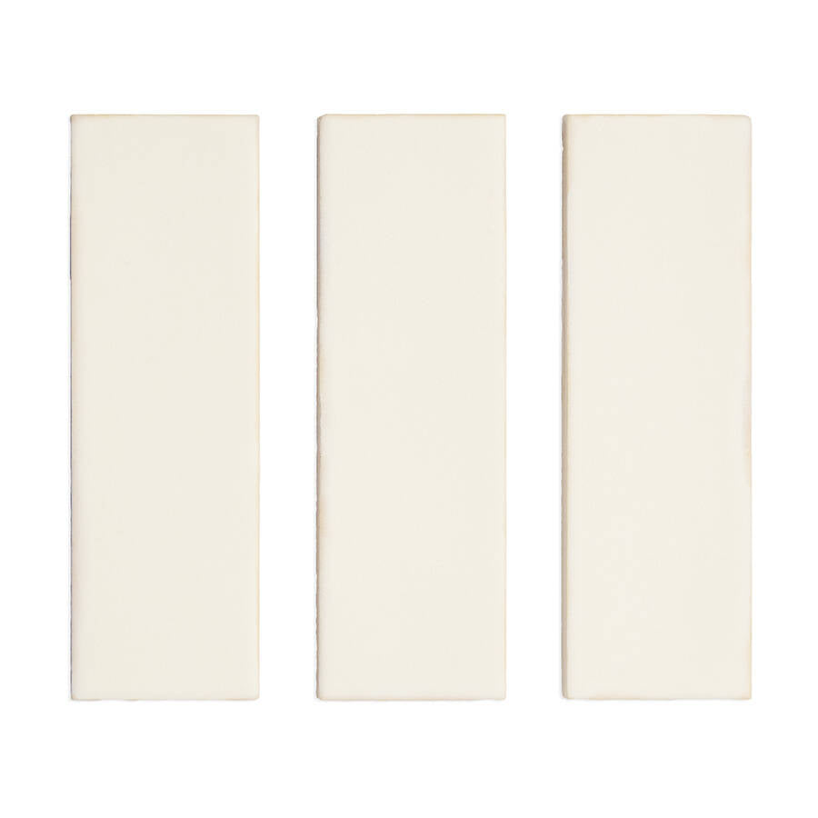 CHALK: Talc Rectangle Field Tile (1.6"x5"x8-mm | matte)