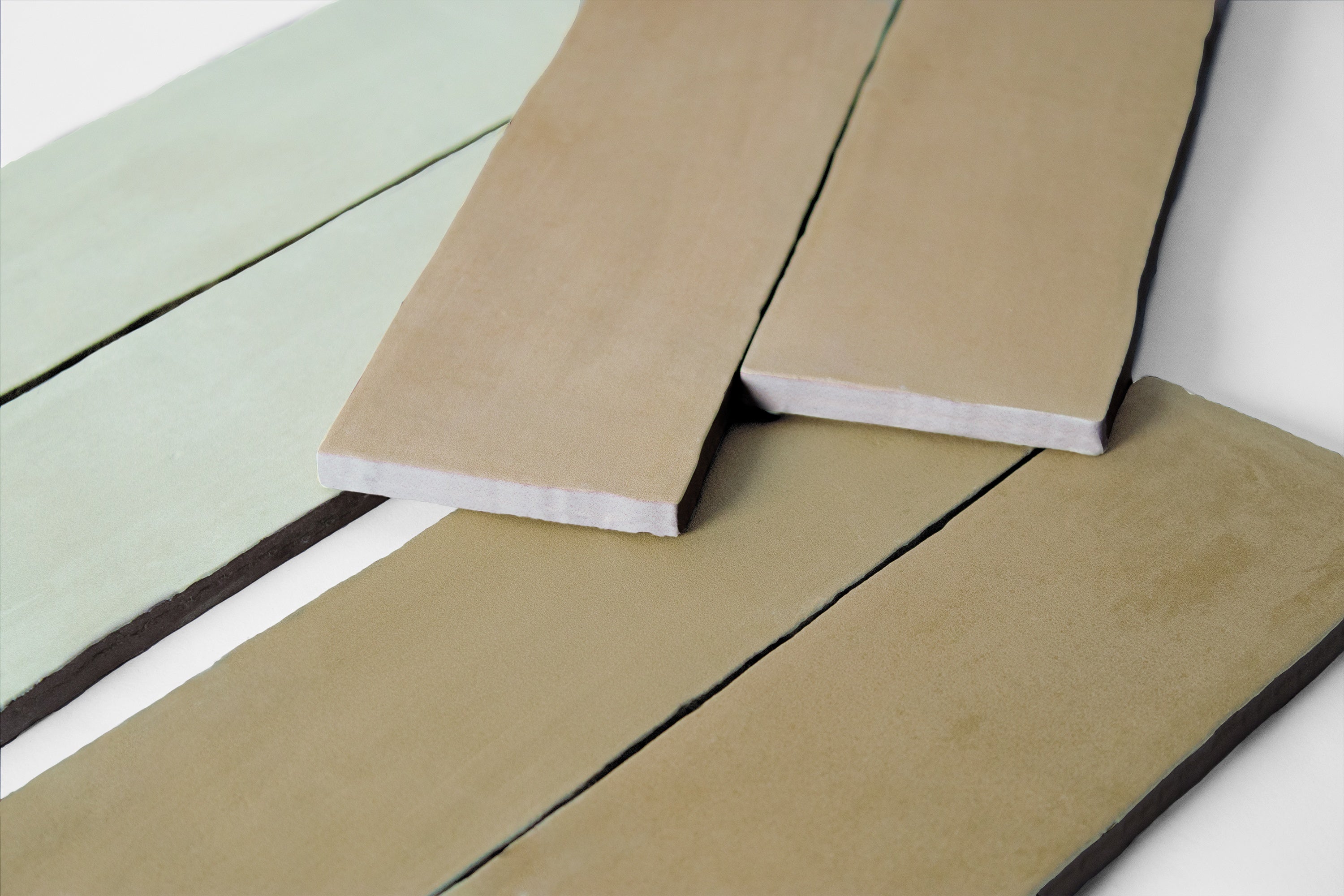 CLAY: Chalk Rectangle Field Tile (2.5"x11"x8.5-mm | matte)