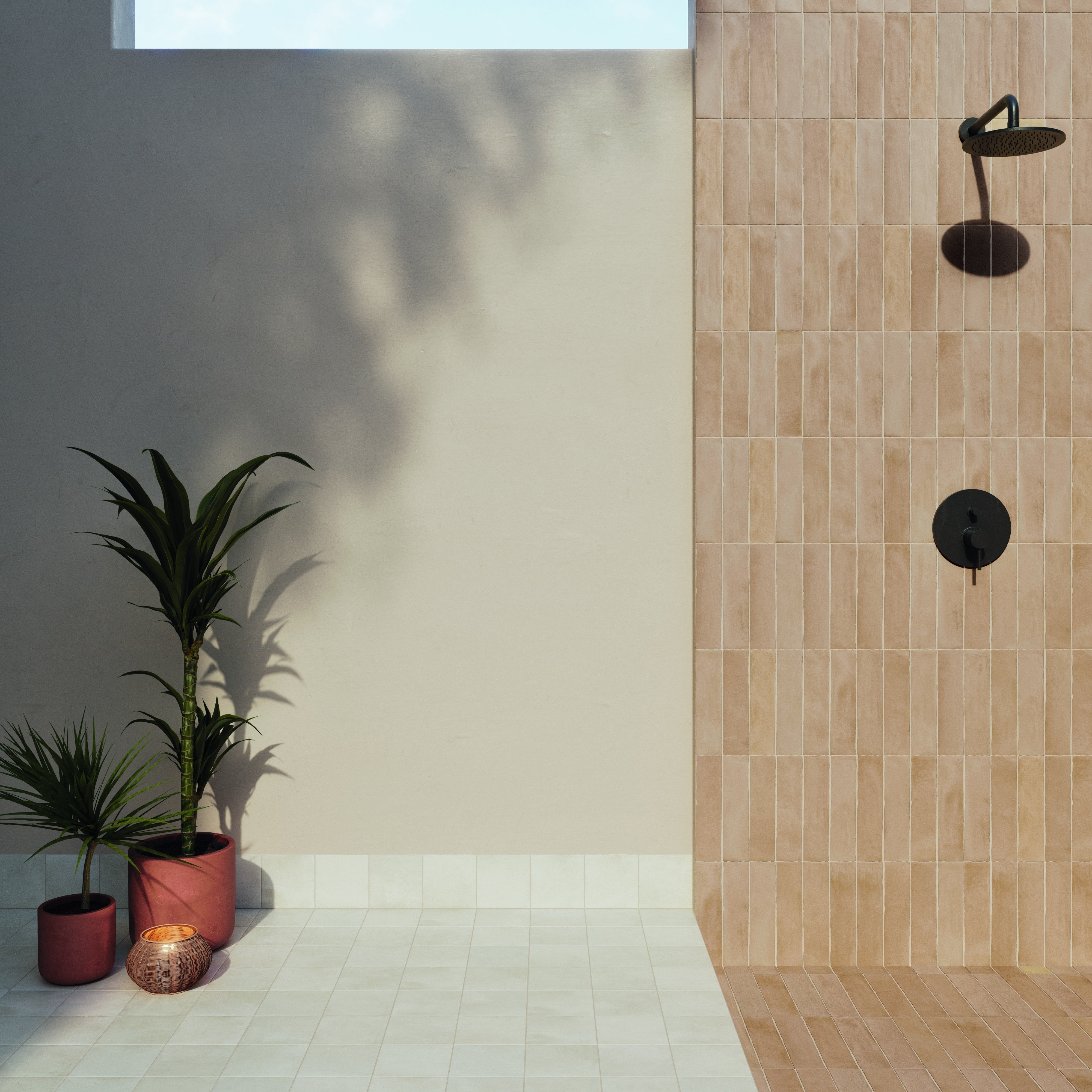 CLAY: Natural Rectangle Field Tile (2.5"x11"x8.5-mm | matte)
