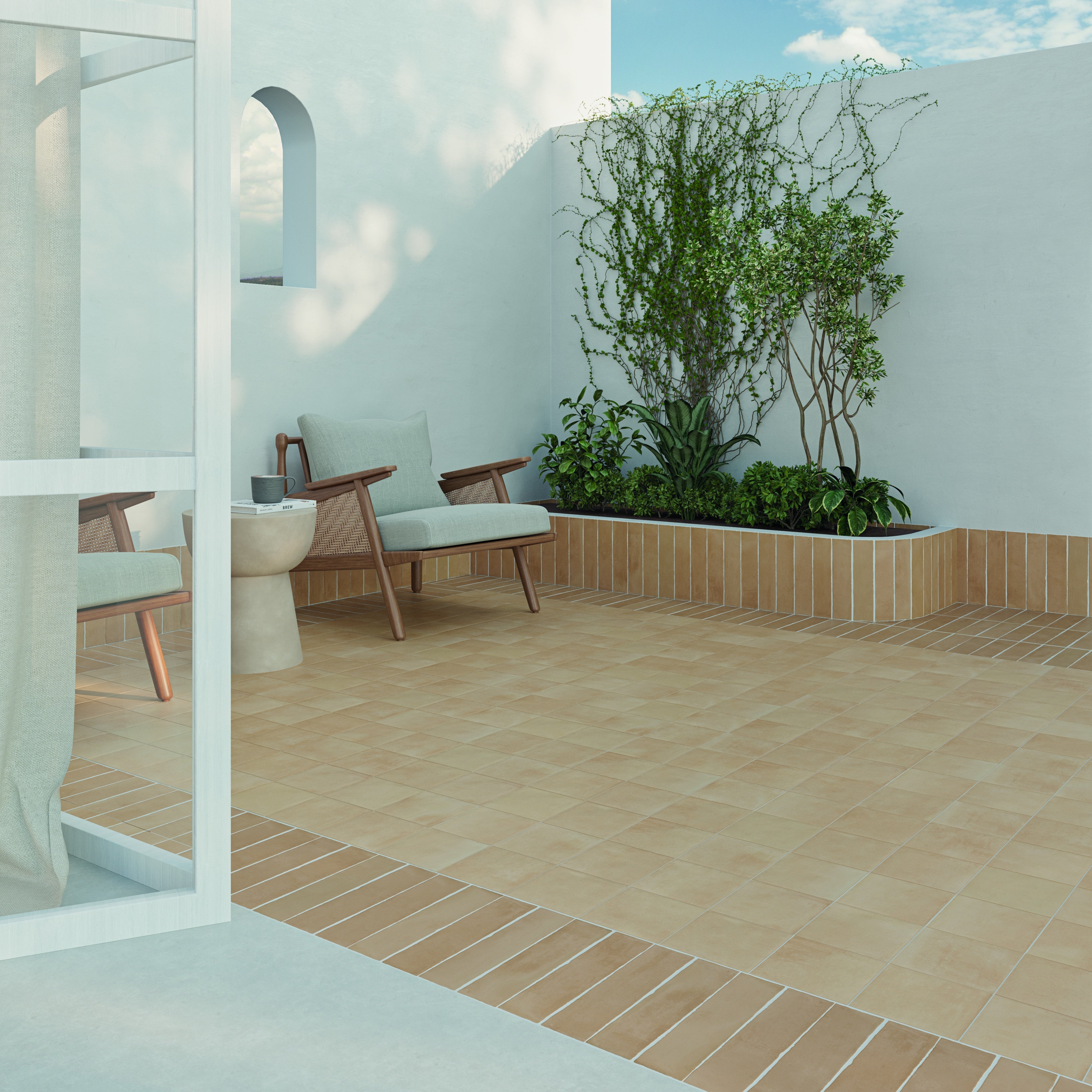 CLAY: Terra Rectangle Field Tile (2.5"x11"x8.5-mm | matte)