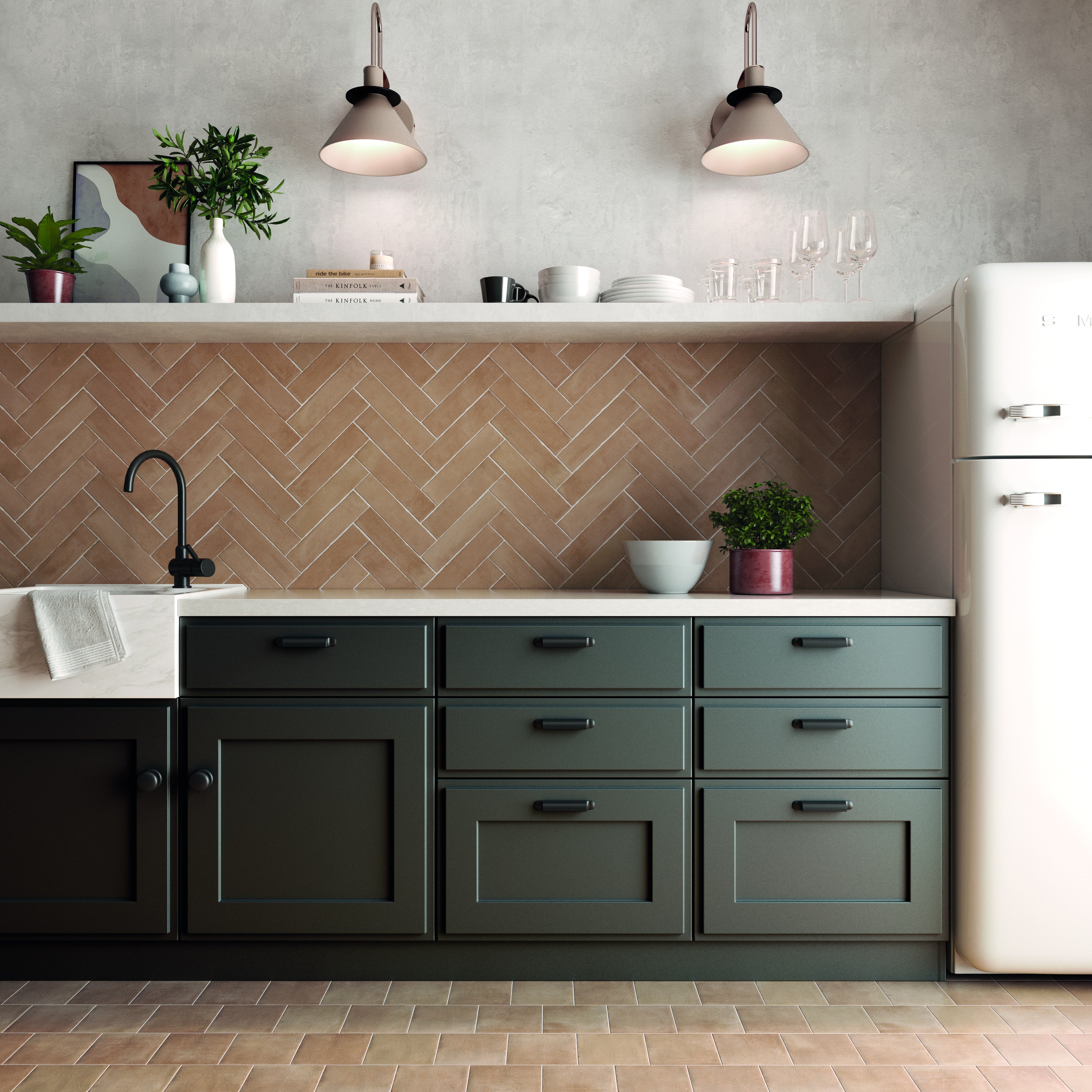 CLAY: Terra Rectangle Field Tile (2.5"x11"x8.5-mm | matte)