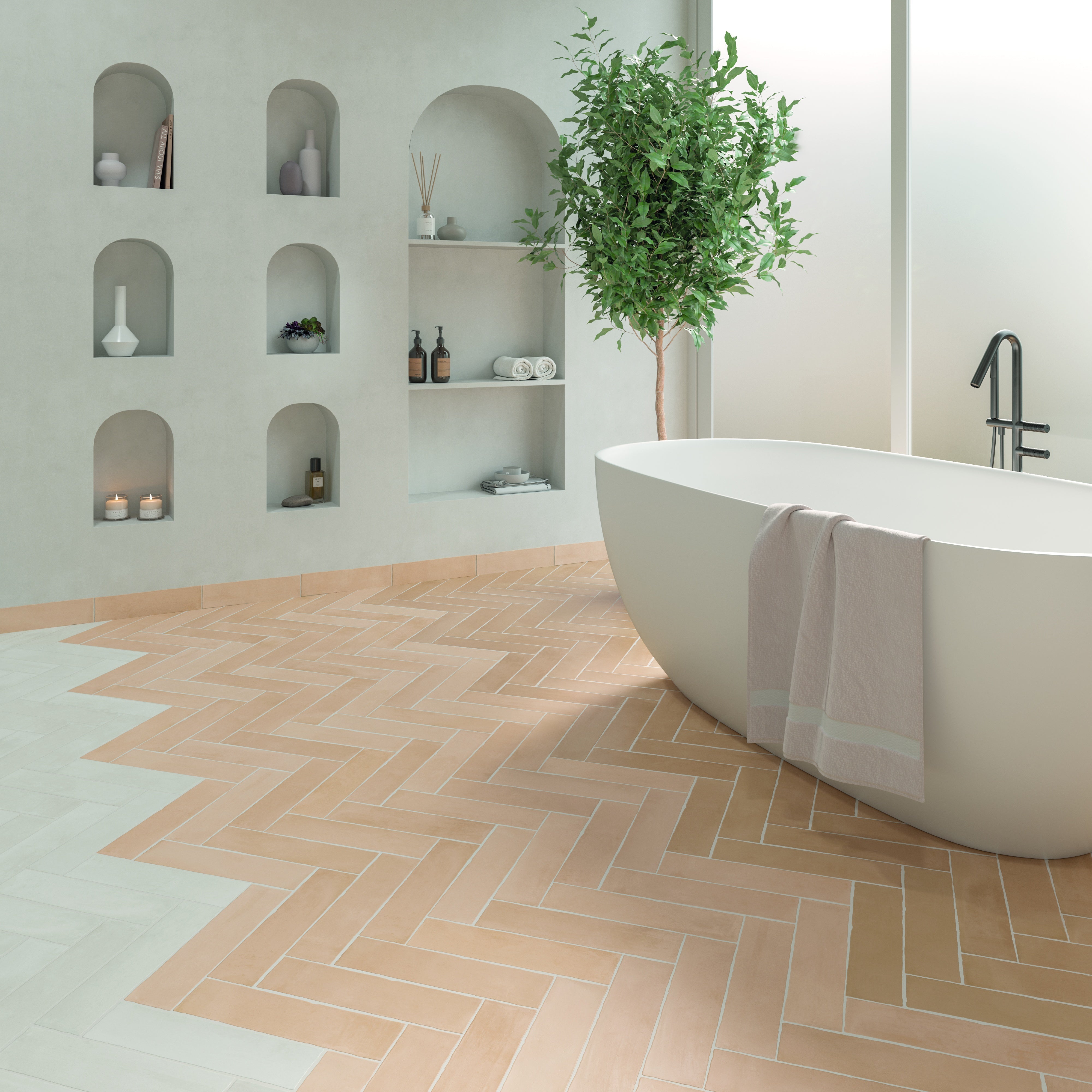 CLAY: Terra Rectangle Field Tile (2.5"x11"x8.5-mm | matte)