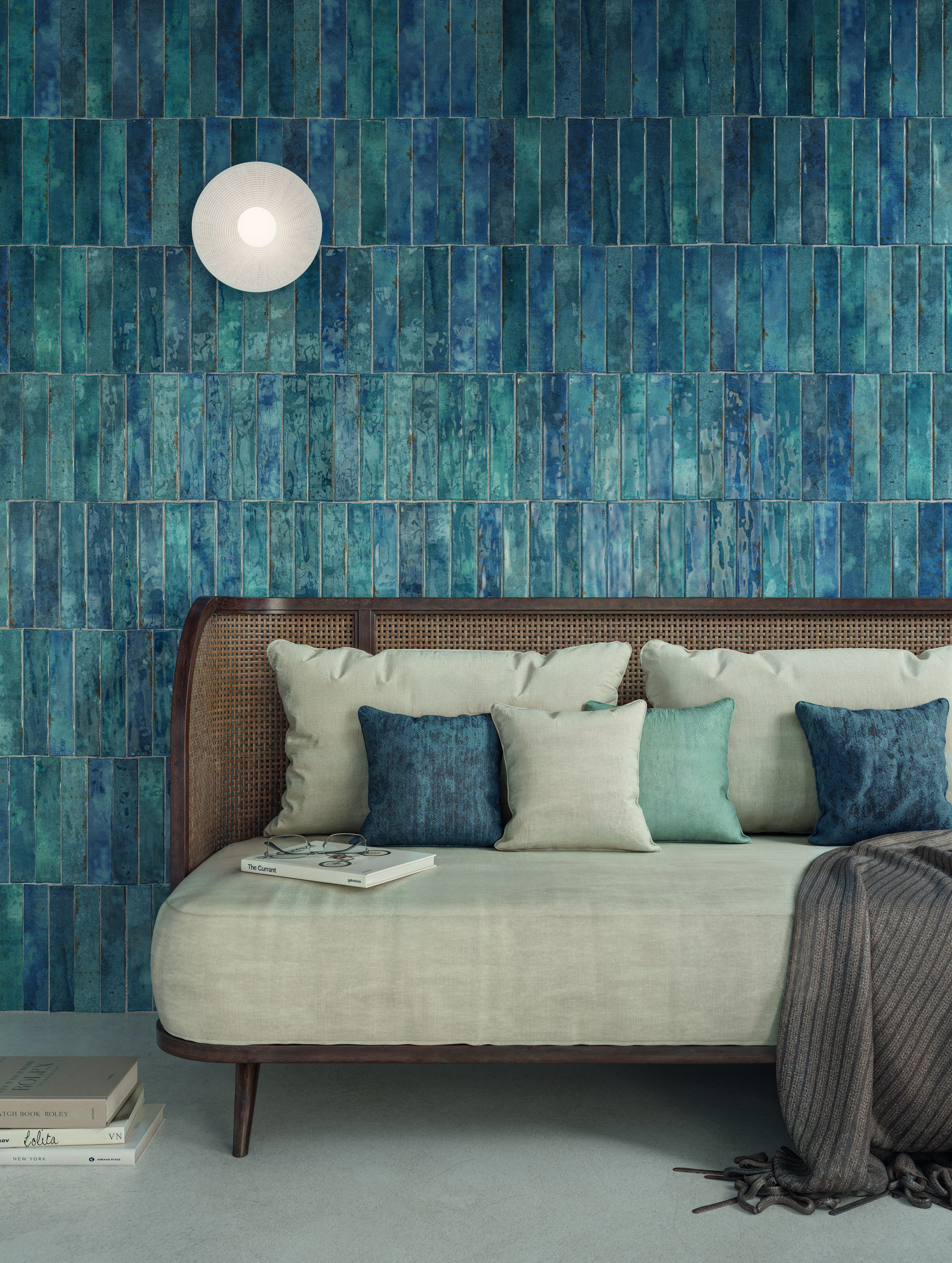 ENAMEL: Ocean Finishing Edge Trim Tile (0.4"x10" | glossy)