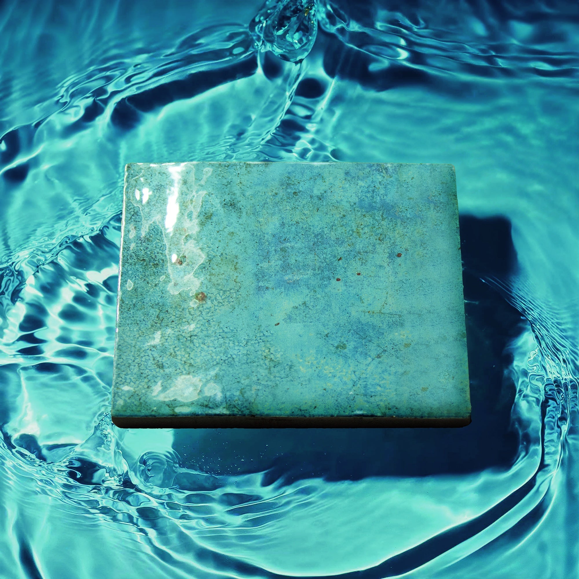 ENAMEL: Ocean Square Field Tile (5"x5"x8.5-mm | glossy)