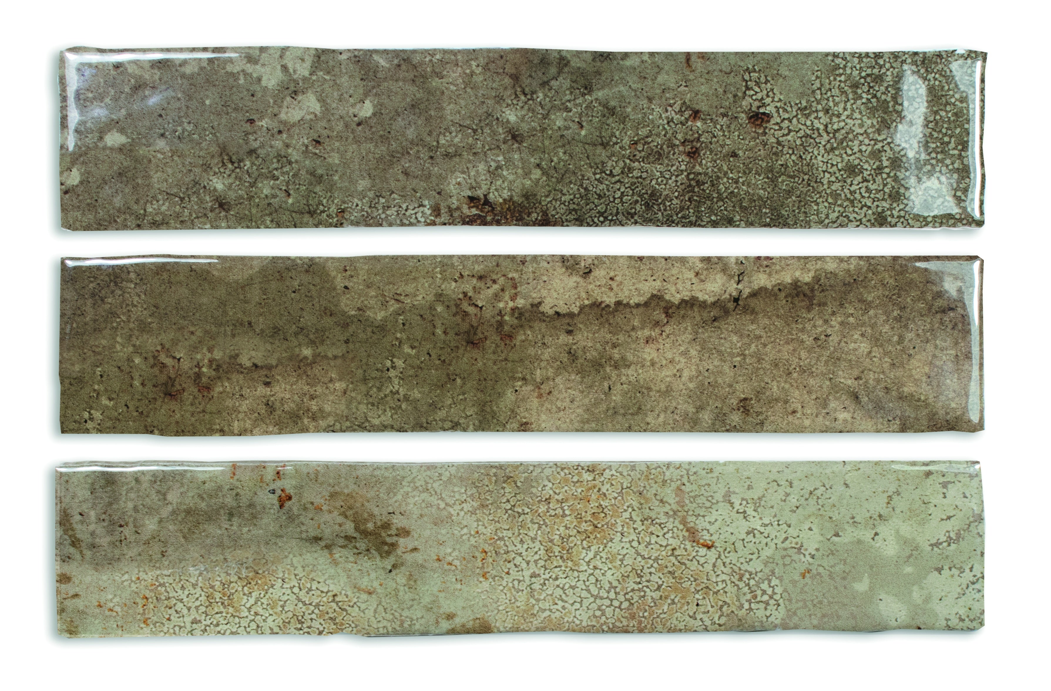 ENAMEL: Truffle Rectangle Field Tile (2"x10"x8.5-mm | glossy)
