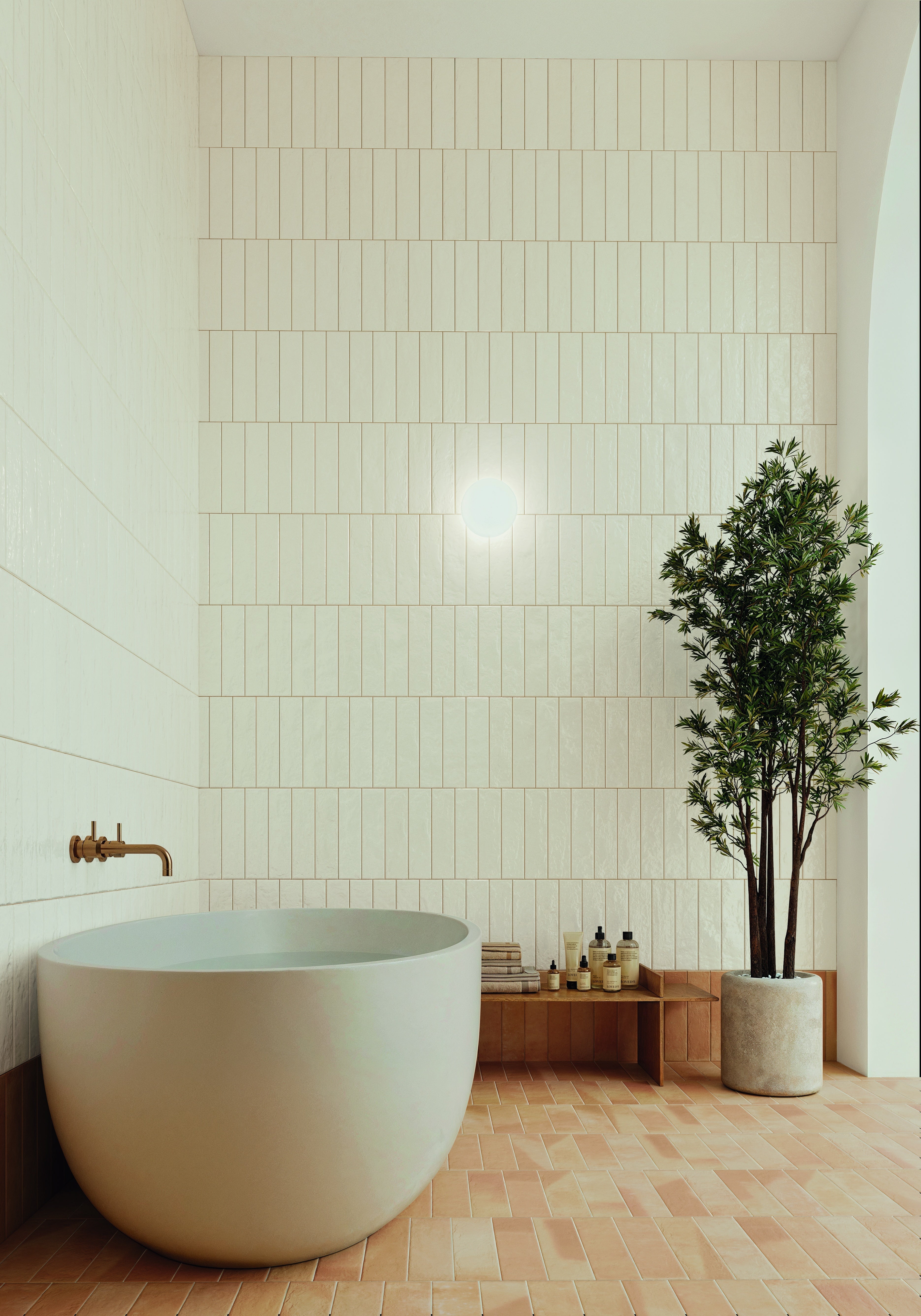 MEDITERRANEO: Sal Rectangle Field Tile (2.5"x11"x8.5-mm | glossy)