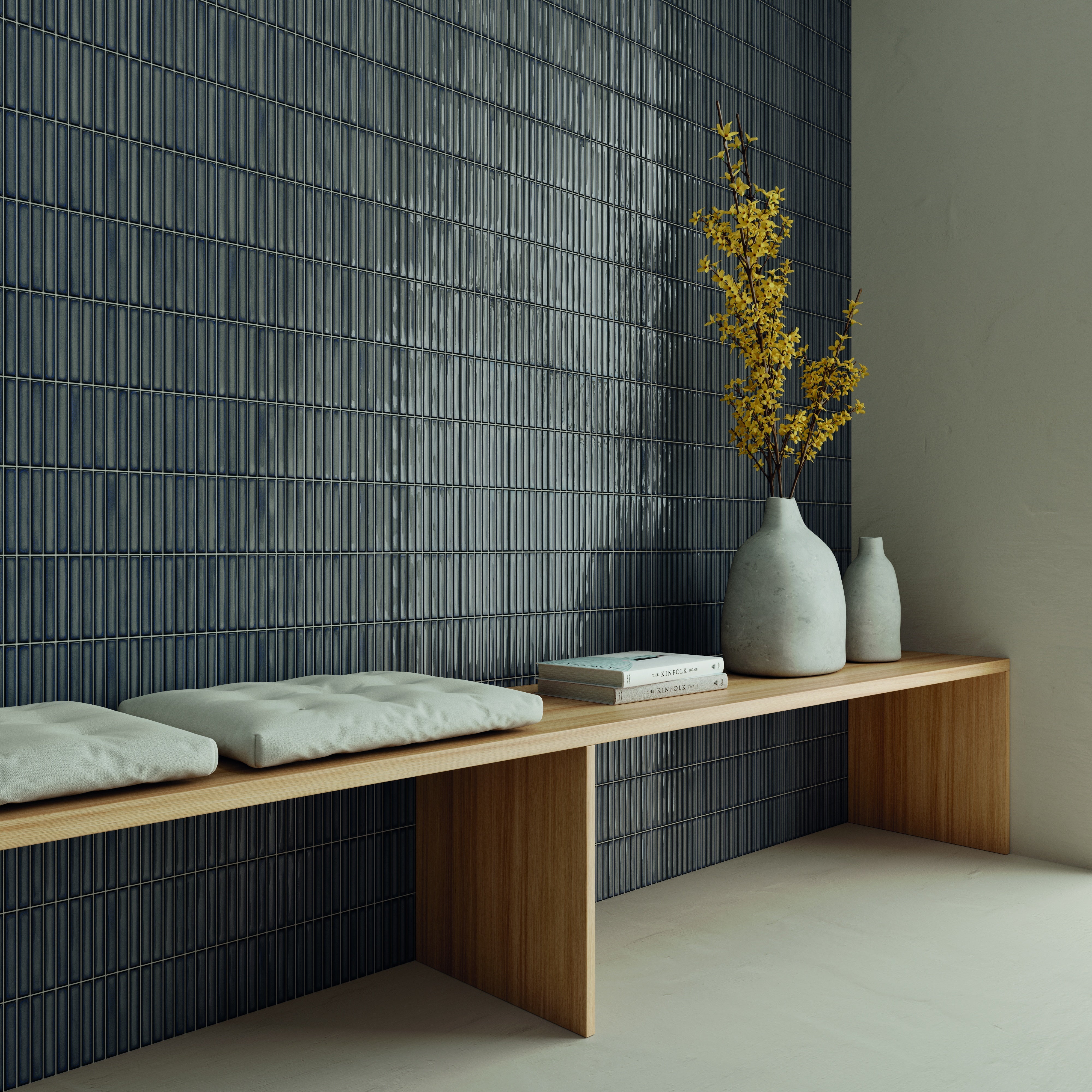 OSAKA BARS: Grey Straight Stack Mosaic (5"x10"x10.5-mm | glossy)
