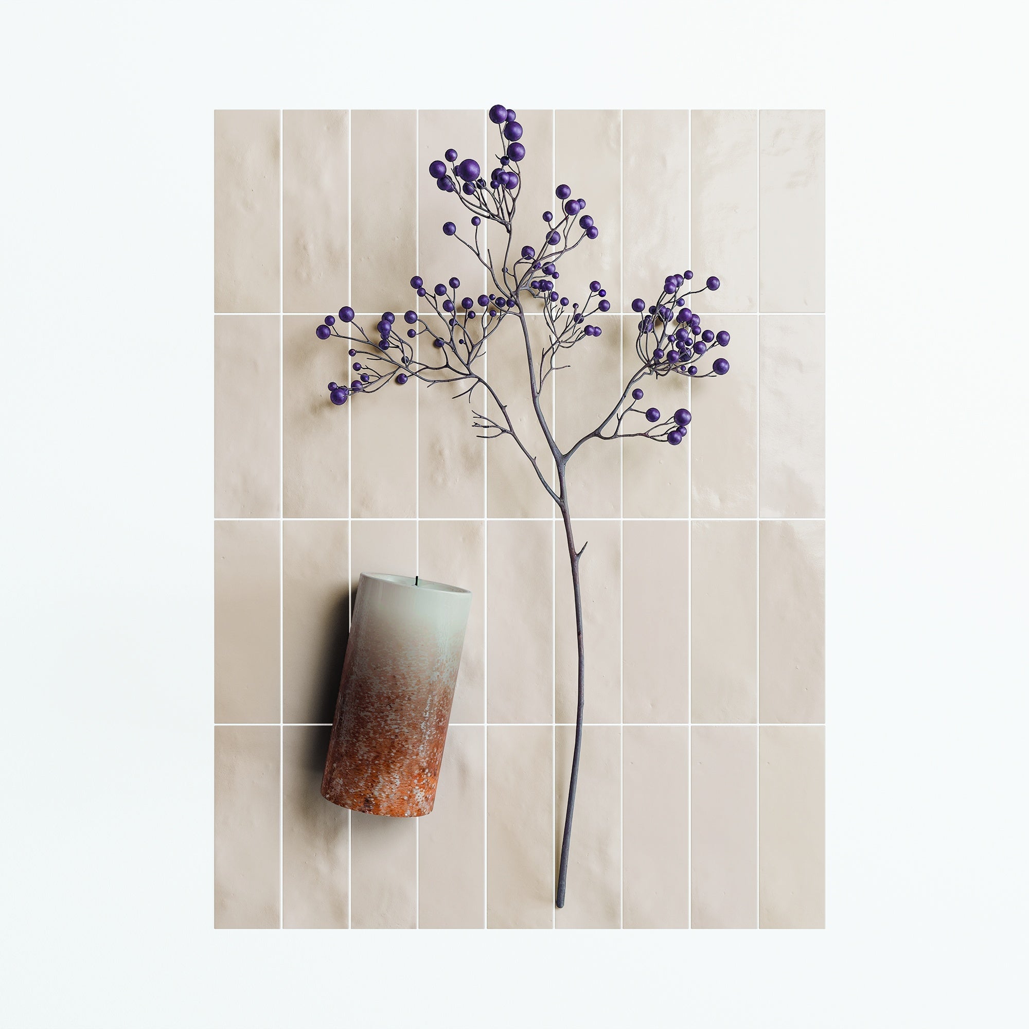 SAFI: Nude Finishing Edge Trim Tile (0.43"x6.3" | glossy)