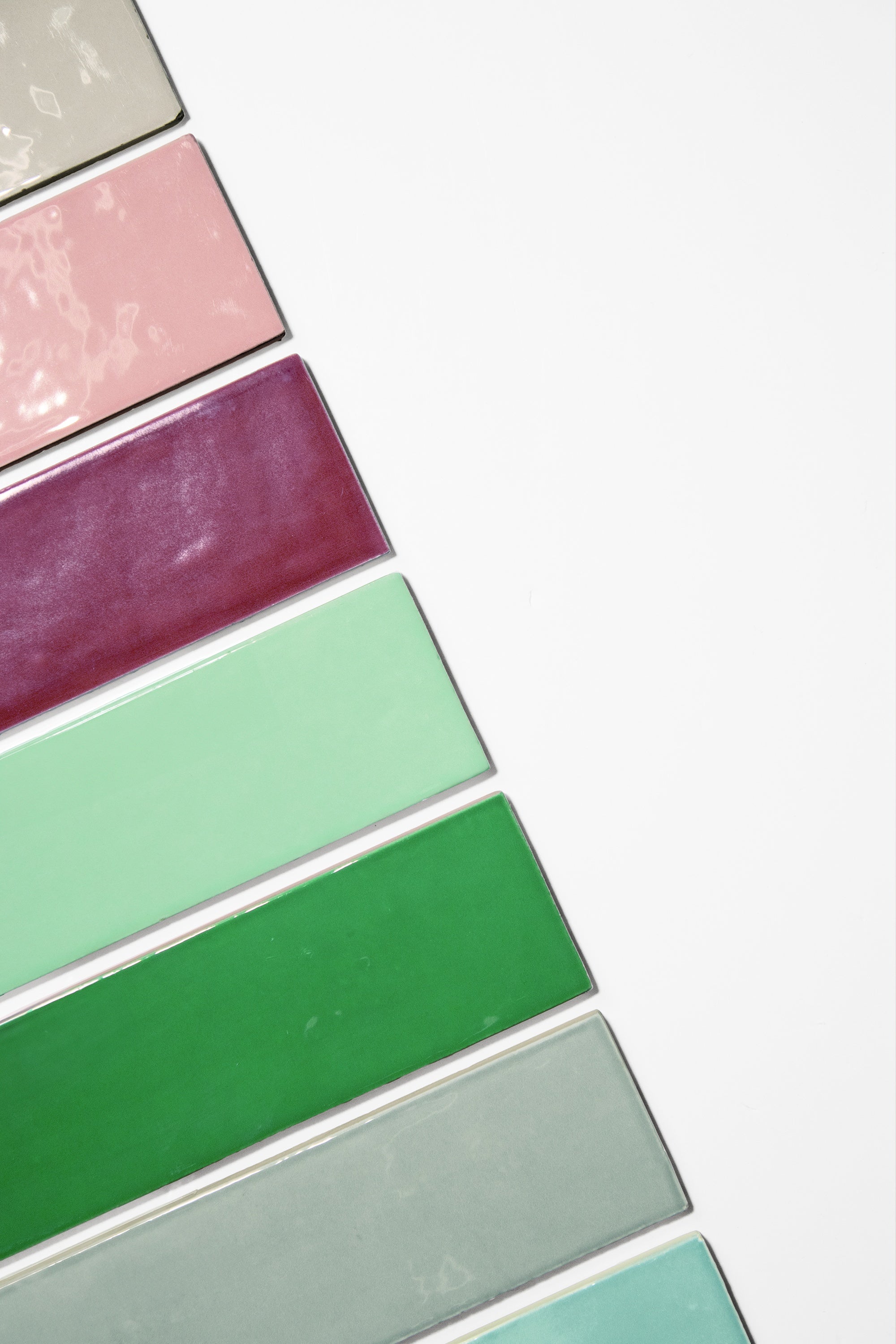 SAFI: White Rectangle Field Tile (2"x6.3"x8.5-mm | glossy)