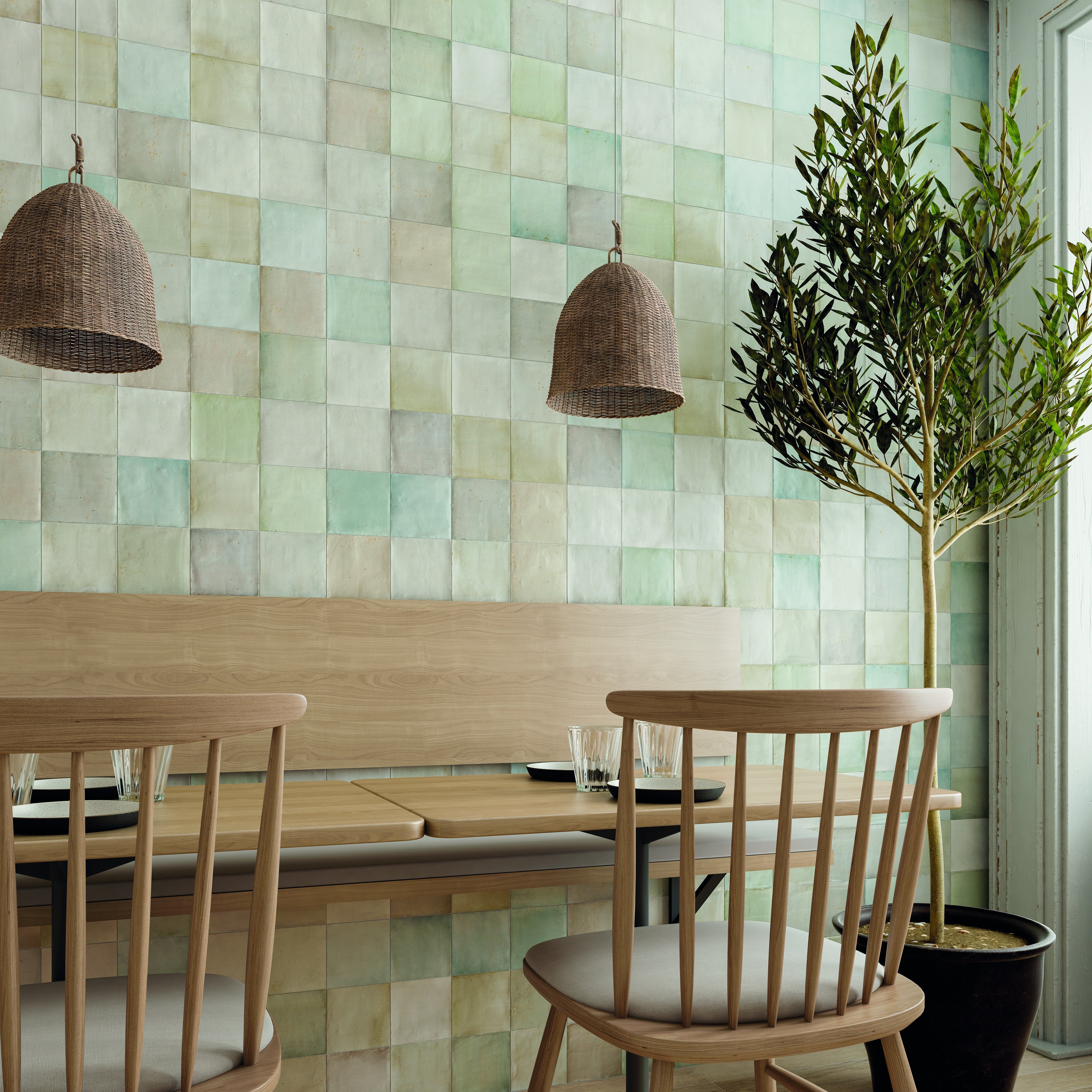 SATEN: Blend Finishing Edge Trim Tile (0.43"x5" | glossy)