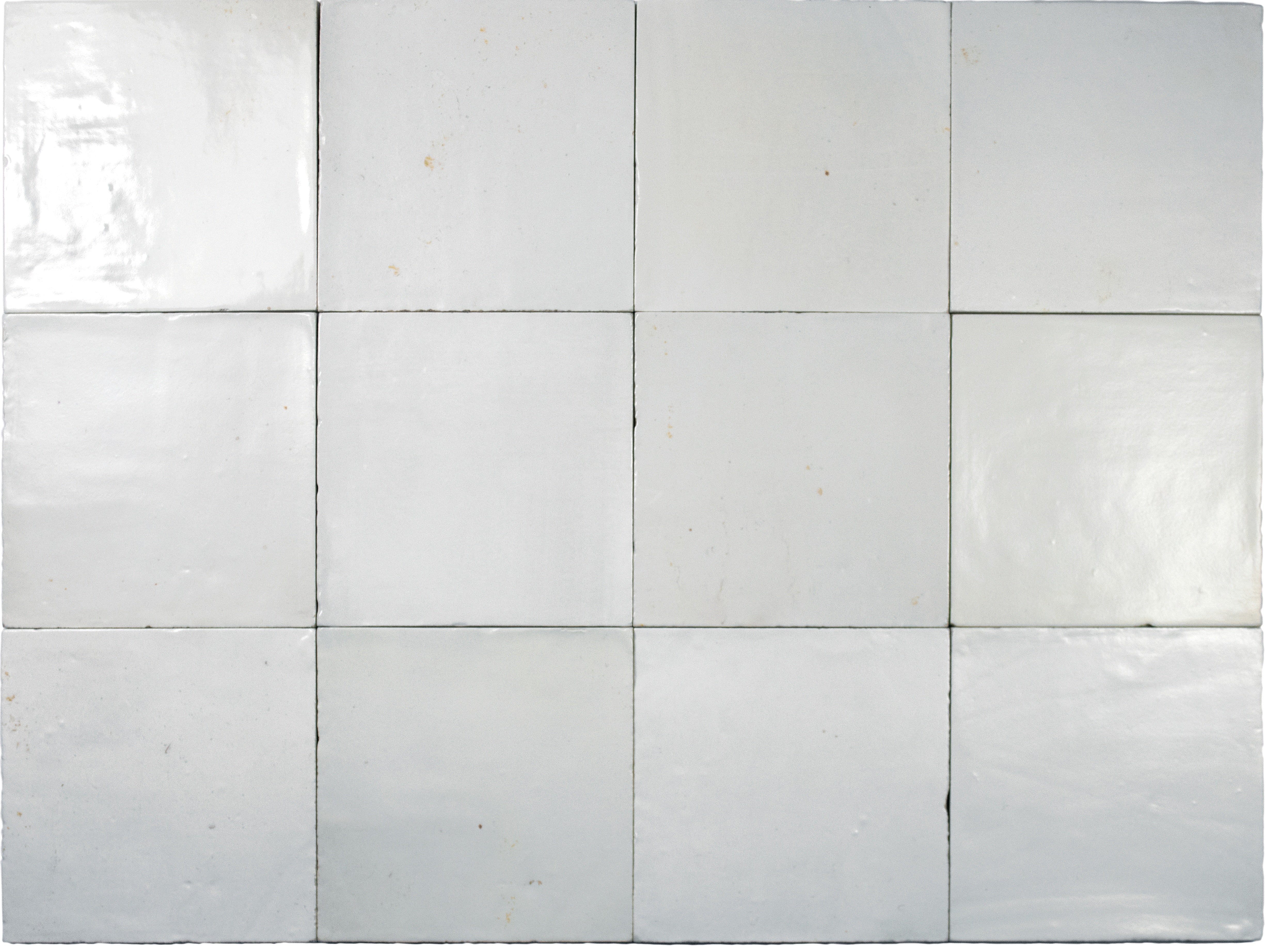 SATEN: Blue Square Field Tile (5"x5"x8.5-mm | glossy)