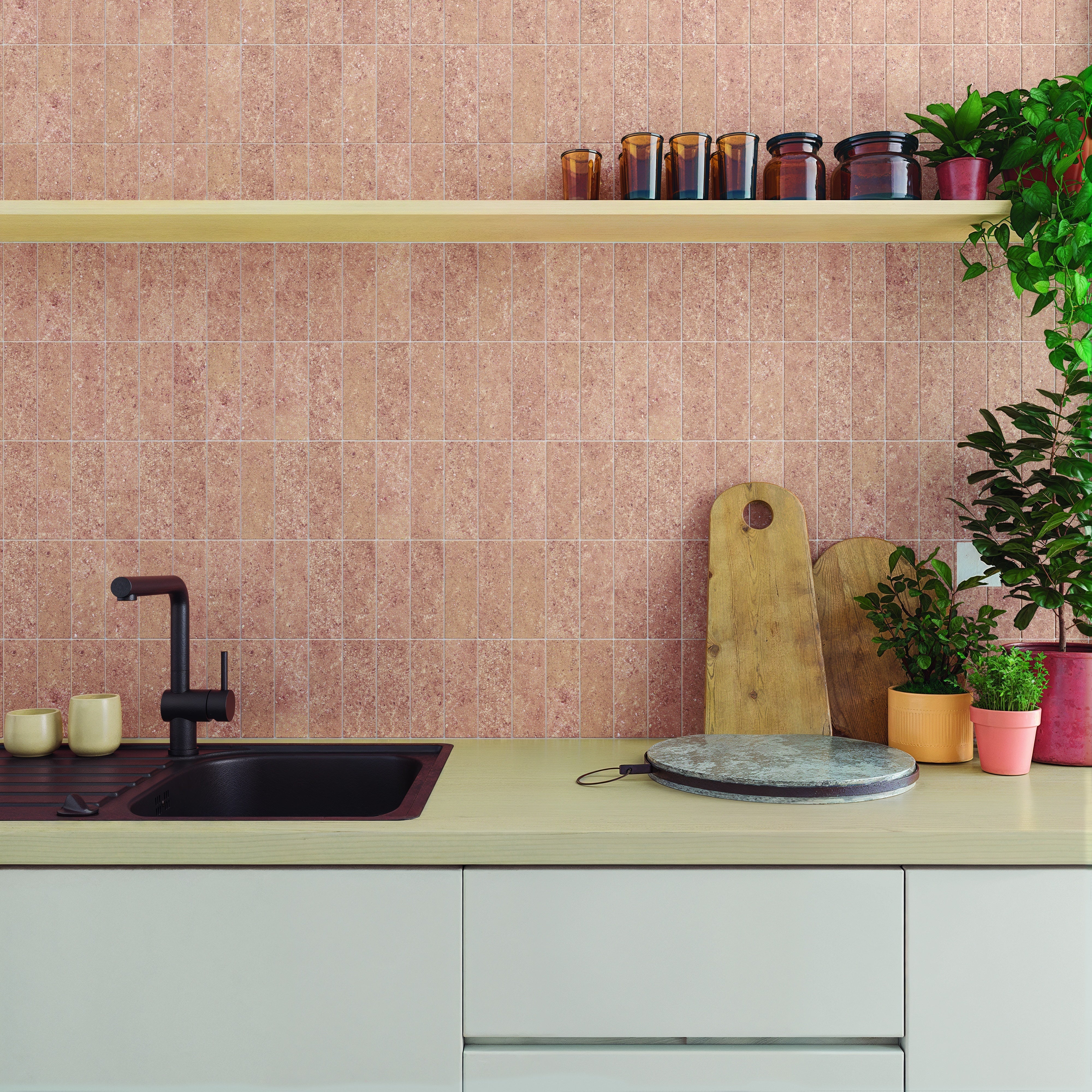 STONE DUST: Terra M Field Tile (2"x6"x10-mm | matte)