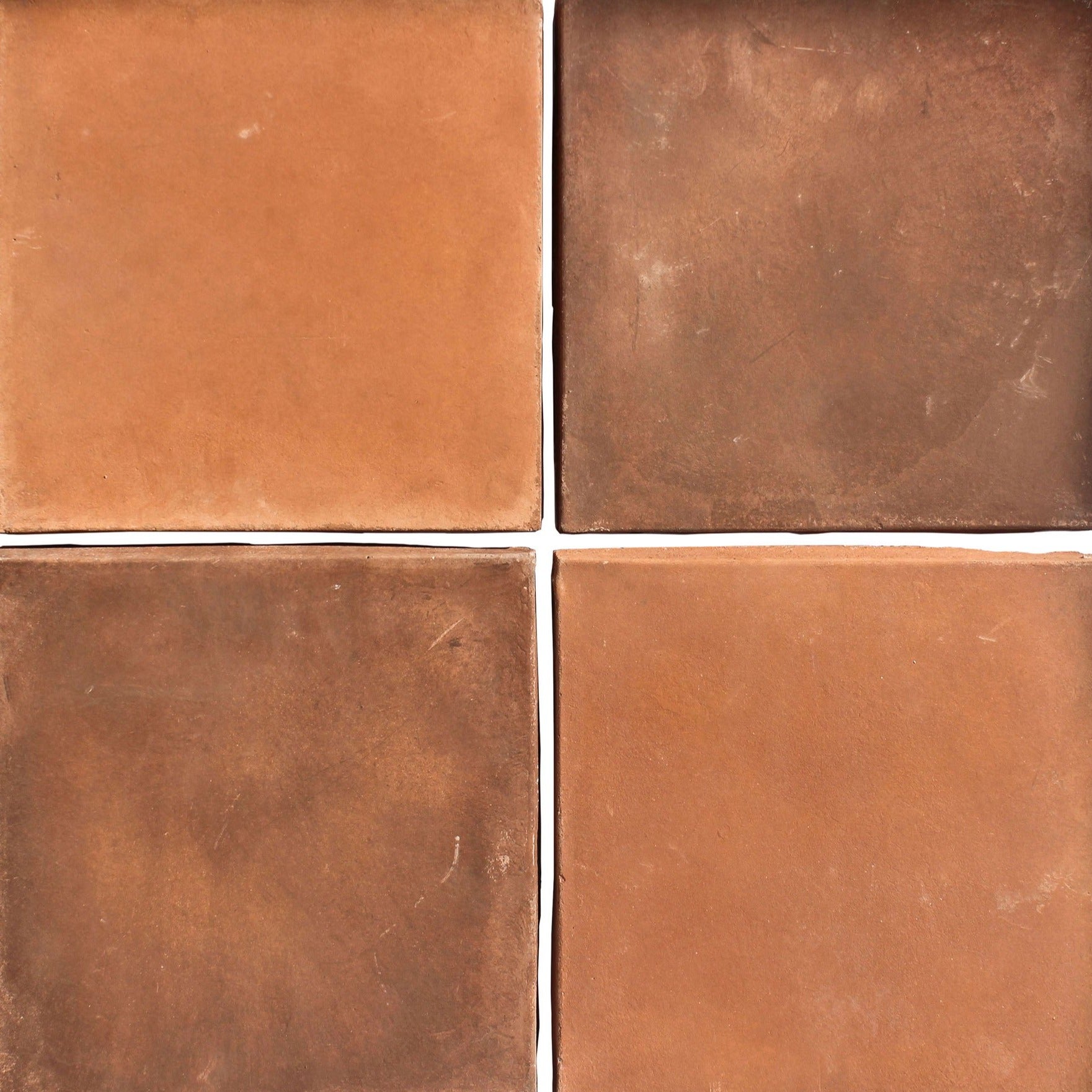 Artillo Concrete Field Tile: Spanish Cotto Square (6"x6"x¾”)