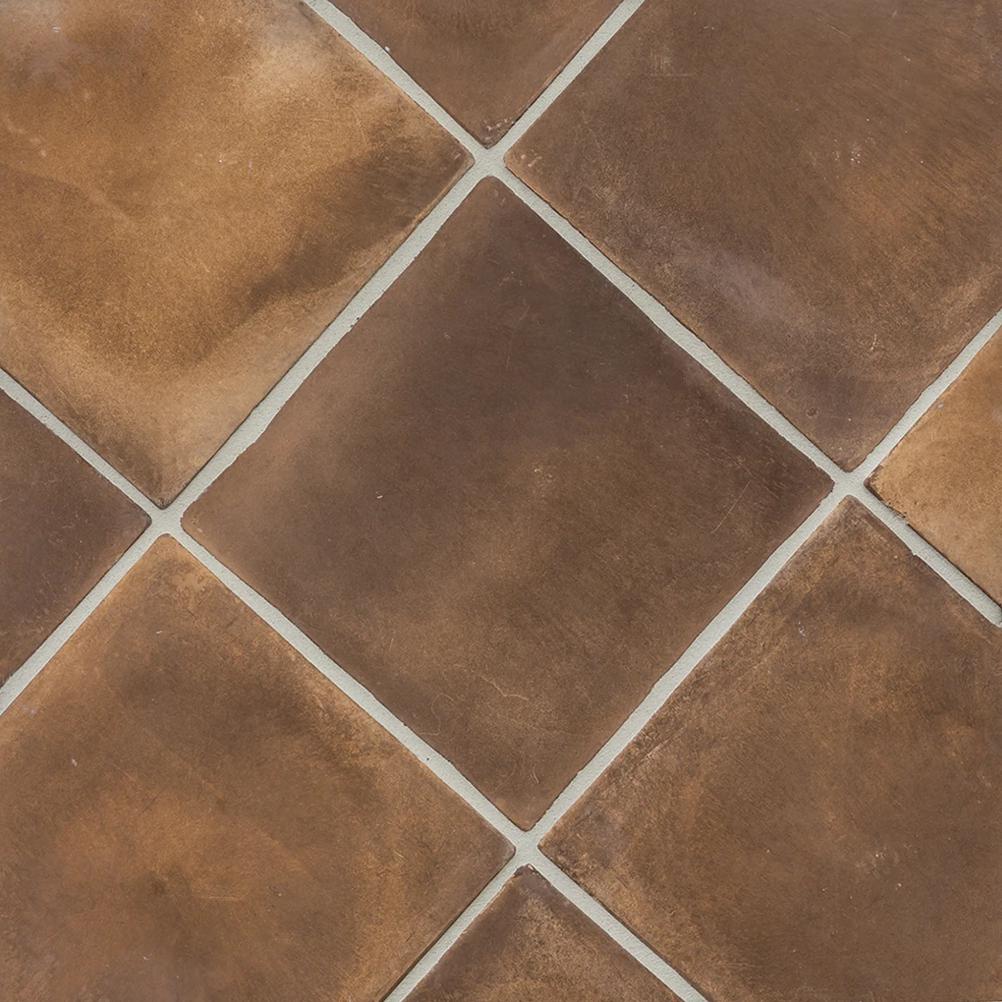 Artillo Concrete Field Tile: Cotto Dark Square (12"x12")