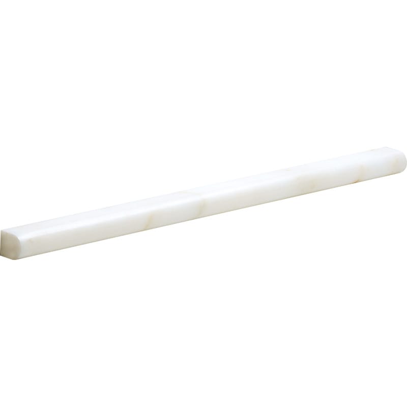 afyon sugar marble natural stone molding pencil liner trim polished finish 1 of 2 by 12 by 11 of 16 straight edge for interior and exterior applications in shower kitchen bathroom backsplash floor and wall produced by marble systems and distributed by surface group international