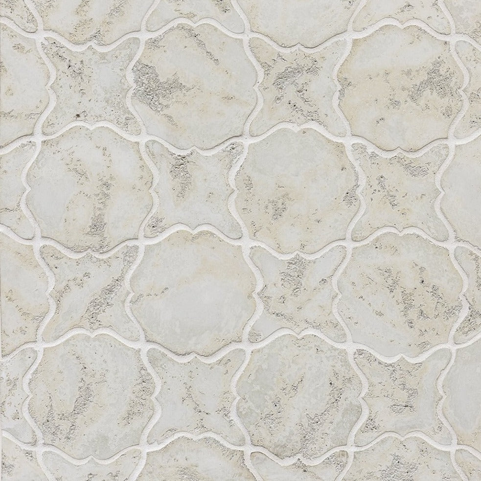 Artillo Concrete Field Tile: Early Gray Arabesque-13