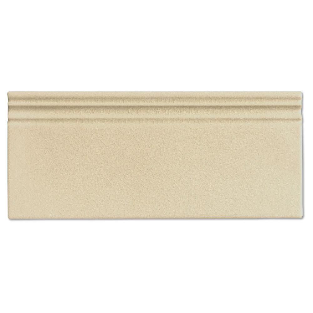 adex ceramic tile for indoor wall and or floor earth fawn molding basic baseboard semi matte matte crackle mono embossed reliefed 5_1x12 distributed by surface group international