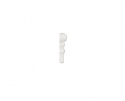 adex ceramic tile for indoor wall and or floor habitat glossy alabaster molding basic chairrail end cap glossy solid multi embossed reliefed 2x distributed by surface group international