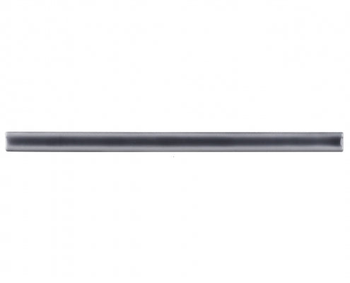 adex ceramic tile for indoor wall and or floor habitat glossy graphite molding basic liner pencil glossy solid multi embossed reliefed 0_6x10_3 distributed by surface group international