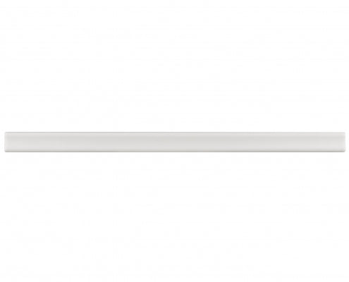 adex ceramic tile for indoor wall and or floor habitat matte alabaster molding basic liner pencil matte solid multi embossed reliefed 0_6x10_3 distributed by surface group international