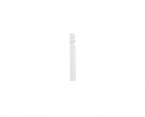 adex ceramic tile for indoor wall and or floor habitat matte alabaster molding basic baseboard end cap matte solid multi embossed reliefed 4x distributed by surface group international