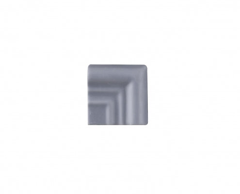 adex ceramic tile for indoor wall and or floor habitat matte graphite molding basic frame corner matte solid multi embossed reliefed 2x distributed by surface group international