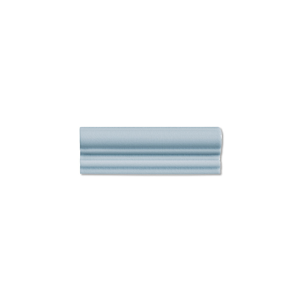 adex ceramic tile for indoor wall and or floor hampton stellar blue molding basic rail glossy classic crackle mono embossed reliefed 2x6 distributed by surface group international
