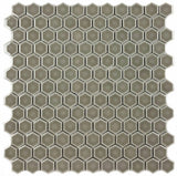 Mosaic Light Smoke 1-Inch Hexagon Pattern (12"x12")