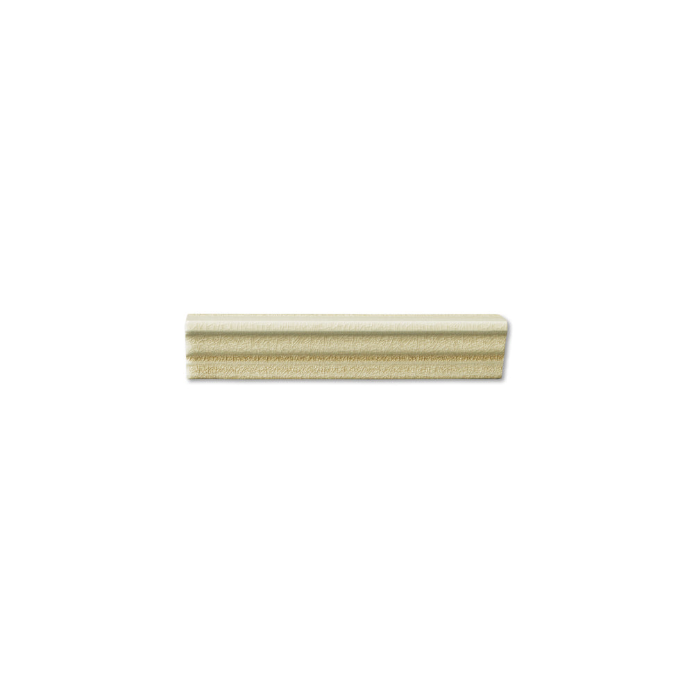 adex ceramic tile for indoor wall and or floor ocean sand dollar molding basic chairrail glossy micro crackle mono embossed reliefed 1_2x6 distributed by surface group international
