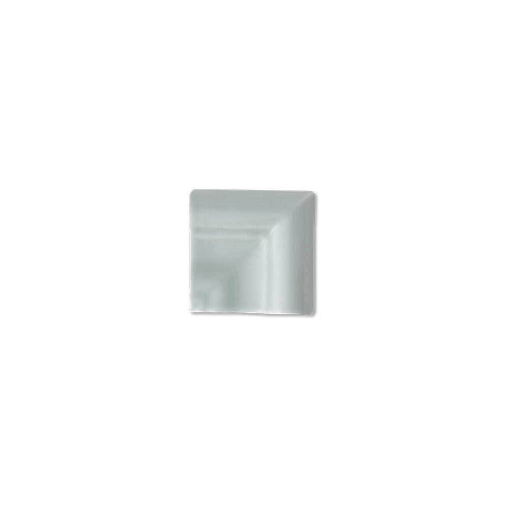 adex ceramic tile for indoor wall and or floor studio fern molding basic rail frame corner glossy translucent mono embossed reliefed 2_8x2_8 distributed by surface group international