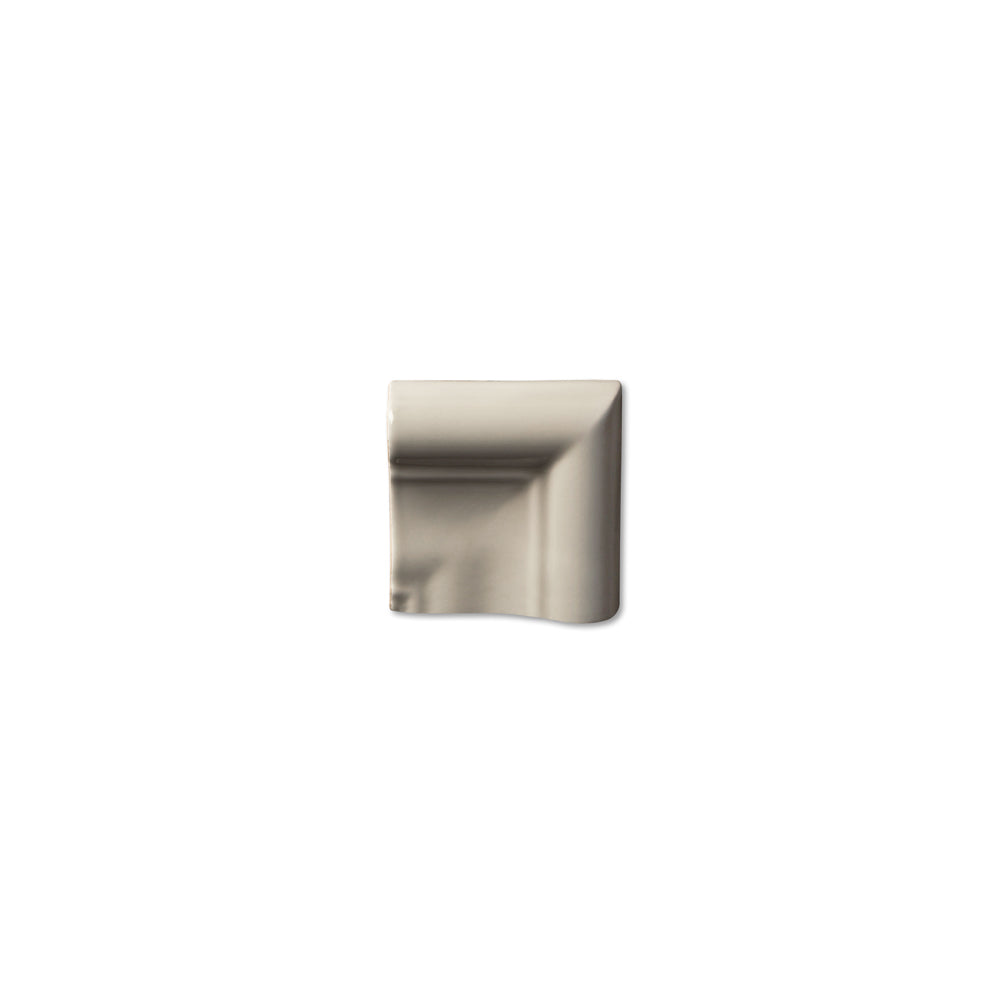 adex ceramic tile for indoor wall and or floor studio graystone molding basic chairrail frame corner glossy translucent mono embossed reliefed 2x2 distributed by surface group international