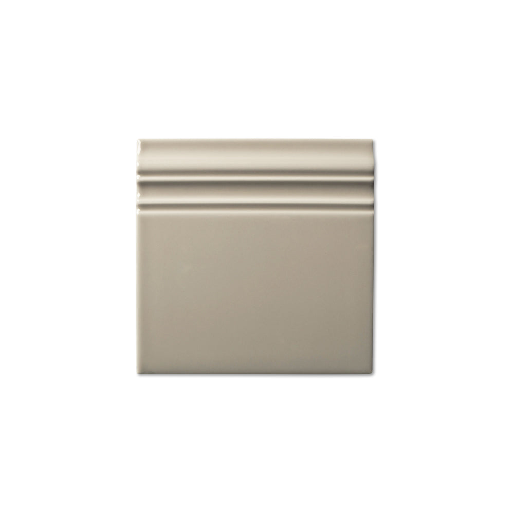 adex ceramic tile for indoor wall and or floor studio graystone molding basic baseboard glossy translucent mono embossed reliefed 5_8x5_8 distributed by surface group international
