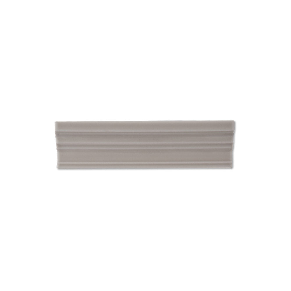 adex ceramic tile for indoor wall and or floor studio silver sands molding basic chairrail glossy translucent mono embossed reliefed 2x7_8 distributed by surface group international