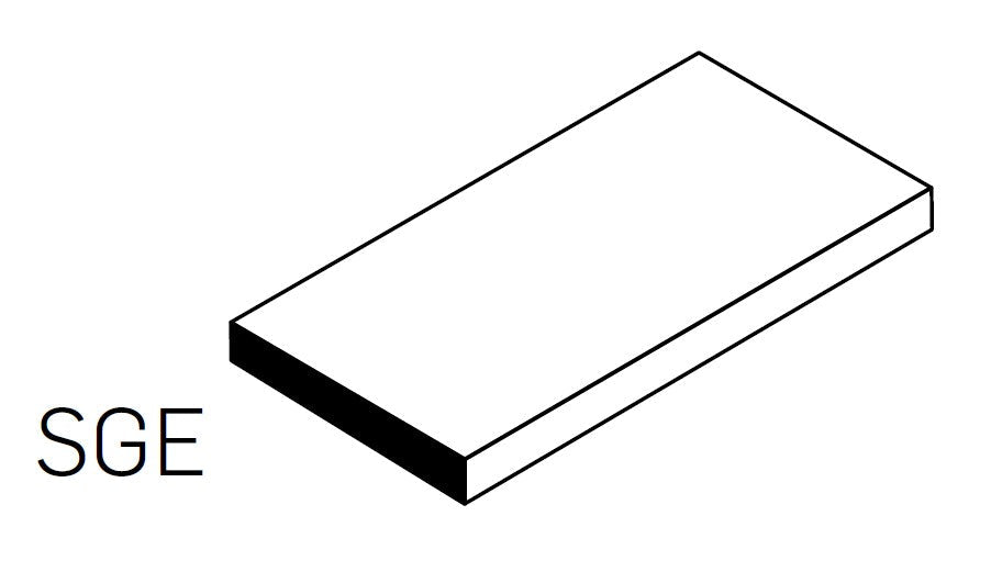 adex ceramic tile for indoor wall and or floor studio silver sands molding basic bulnose single edge short glossy translucent mono flat 1_9x7_8 distributed by surface group international