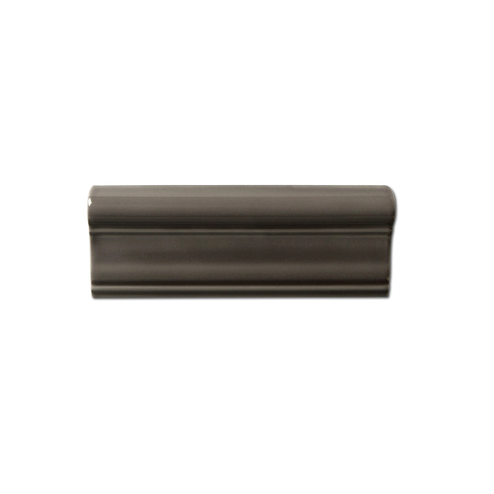 adex ceramic tile for indoor wall and or floor studio volcanico molding basic rail glossy translucent mono embossed reliefed 2_8x7_8 distributed by surface group international