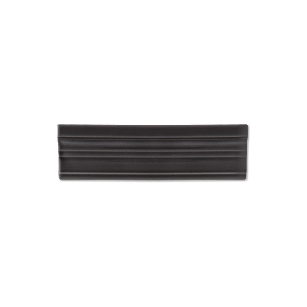 adex ceramic tile for indoor wall and or floor studio volcanico molding basic chairrail glossy translucent mono embossed reliefed 2x7_8 distributed by surface group international