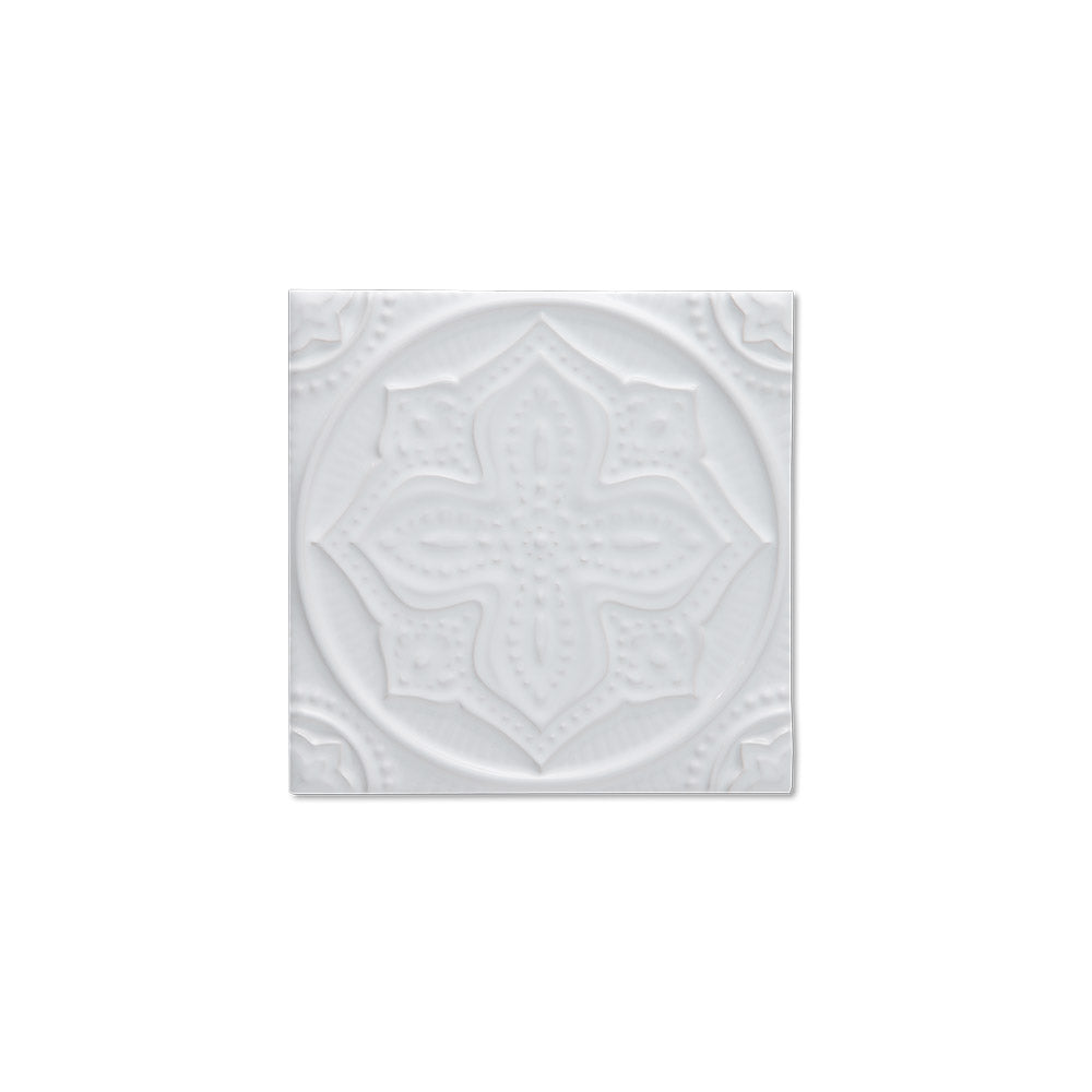 adex ceramic tile for indoor wall and or floor studio snow cap tile deco glossy translucent mono embossed deco square 5_8x5_8 embossed planet distributed by surface group international