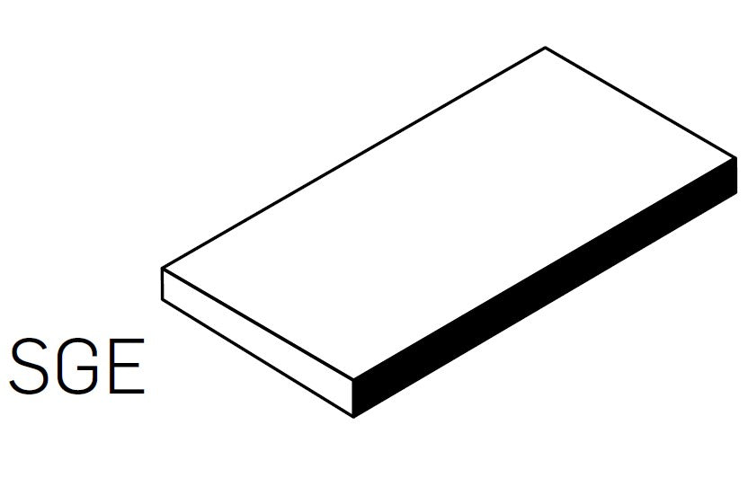 adex ceramic tile for indoor wall and or floor studio snow cap molding basic bulnose single edge square glossy translucent mono flat 5_8x5_8 distributed by surface group international