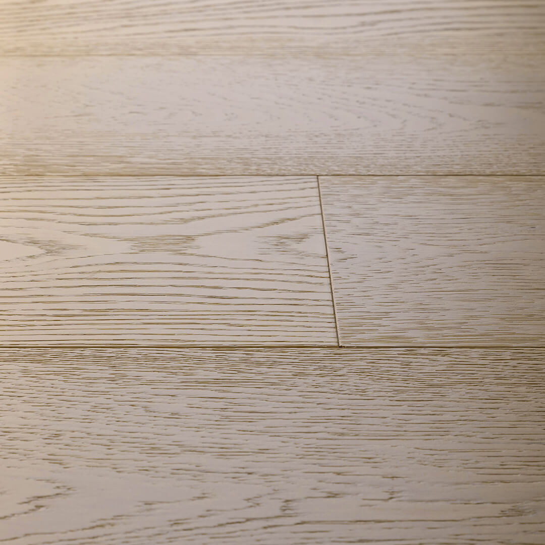 OPUS: Acropolis White Oak Engineered Hardwood Plank (8¾"X<88"X⅝" | Wire Brush)
