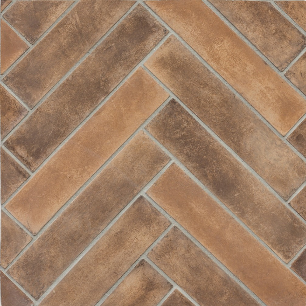 Artillo Concrete Field Tile: Spanish Cotto Rectangle (4"x16")
