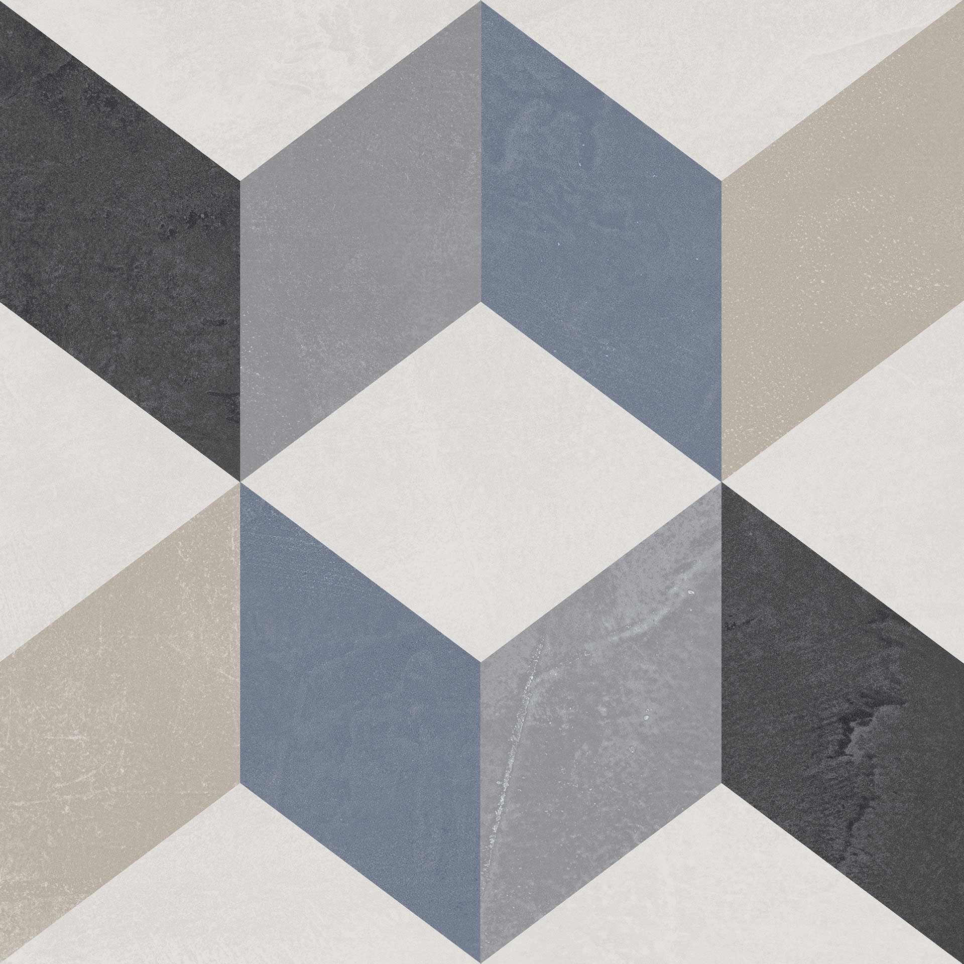 Totalook: Resin Cubo Cubo Deco Tile (8"x8"x9.5-mm | matte)